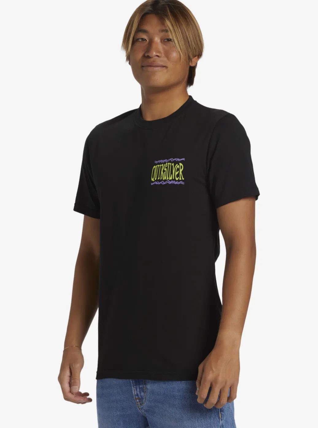 Online Quiksilver Taking Roots T-Shirt Black