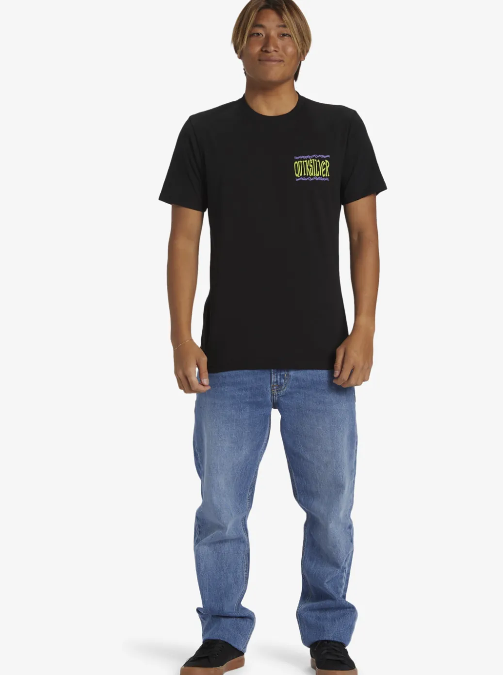 Online Quiksilver Taking Roots T-Shirt Black