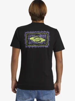 Online Quiksilver Taking Roots T-Shirt Black