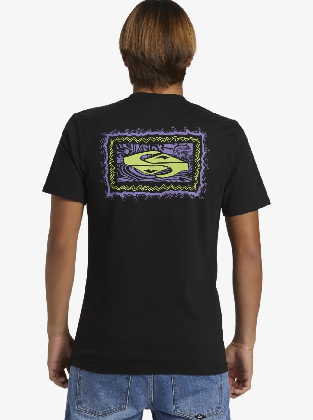 Online Quiksilver Taking Roots T-Shirt Black