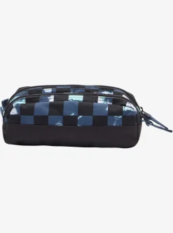 Online Quiksilver Tasmen Pencil Case Bering Sea Check Tie Dye 233