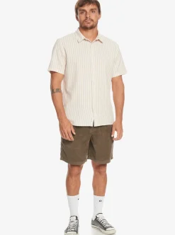Sale Quiksilver Taxer Cord Shorts Major Brown