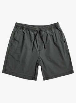 Best Quiksilver Taxer Elastic Waist Shorts Black