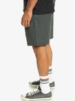 Best Quiksilver Taxer Elastic Waist Shorts Black