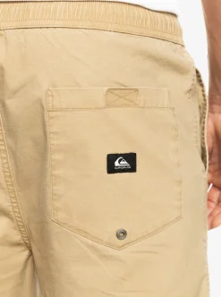 Outlet Quiksilver Taxer Elastic Waist Shorts Plage