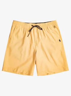 Clearance Quiksilver Taxer Heather 18" Amphibian Boardshorts Mustard