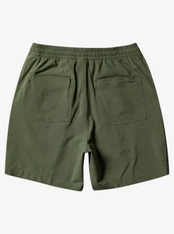Flash Sale Quiksilver Taxer Heather 18" Amphibian Boardshorts Four Leaf Clover