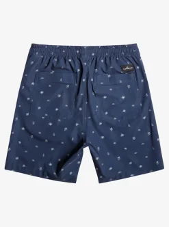 Best Sale Quiksilver Taxer Print 18" Amphibian Boardshorts Naval Accademy