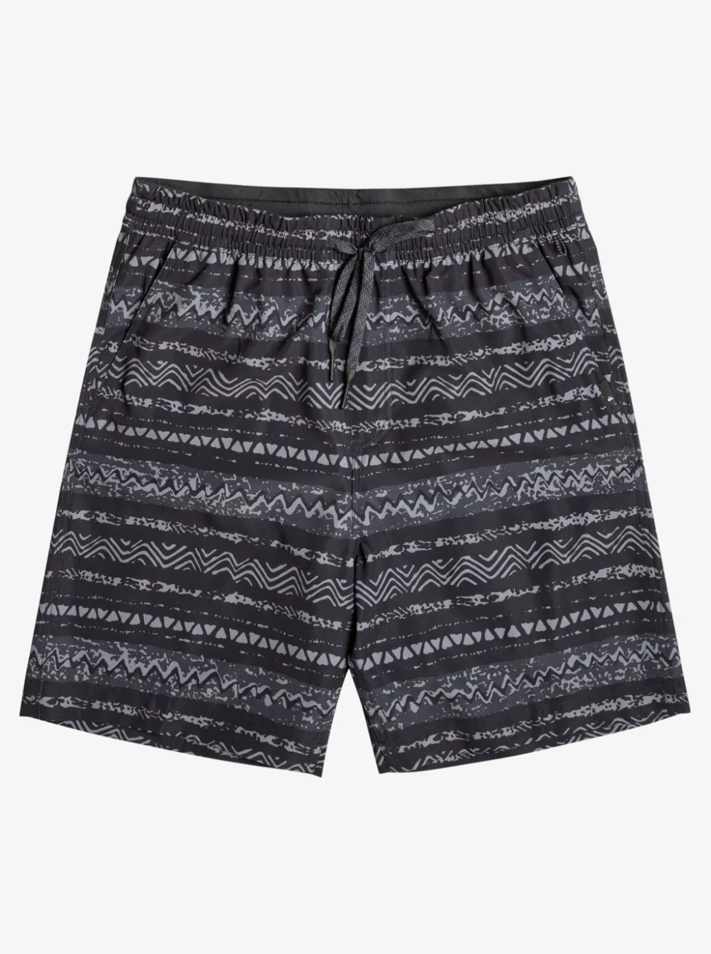 Flash Sale Quiksilver Taxer Print 18" Amphibian Boardshorts Black