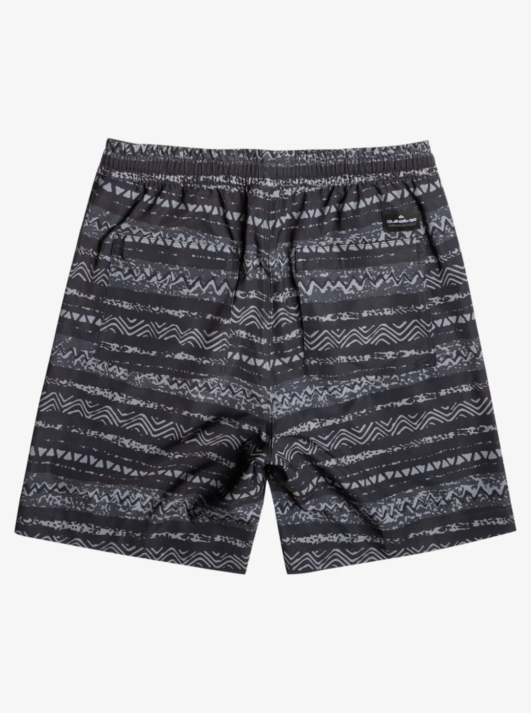 Flash Sale Quiksilver Taxer Print 18" Amphibian Boardshorts Black