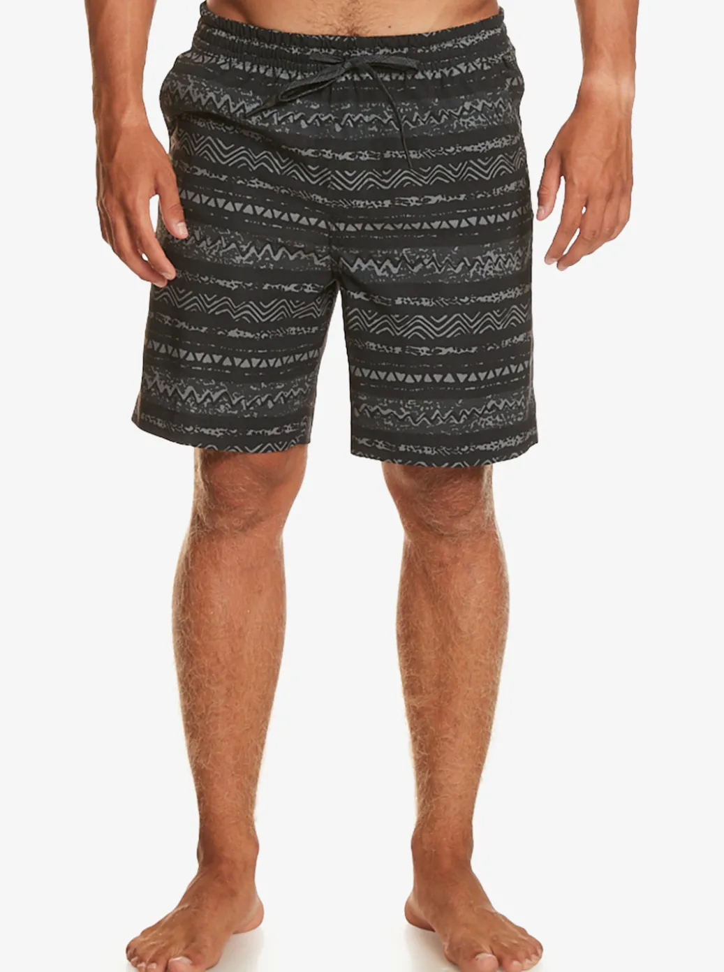 Flash Sale Quiksilver Taxer Print 18" Amphibian Boardshorts Black