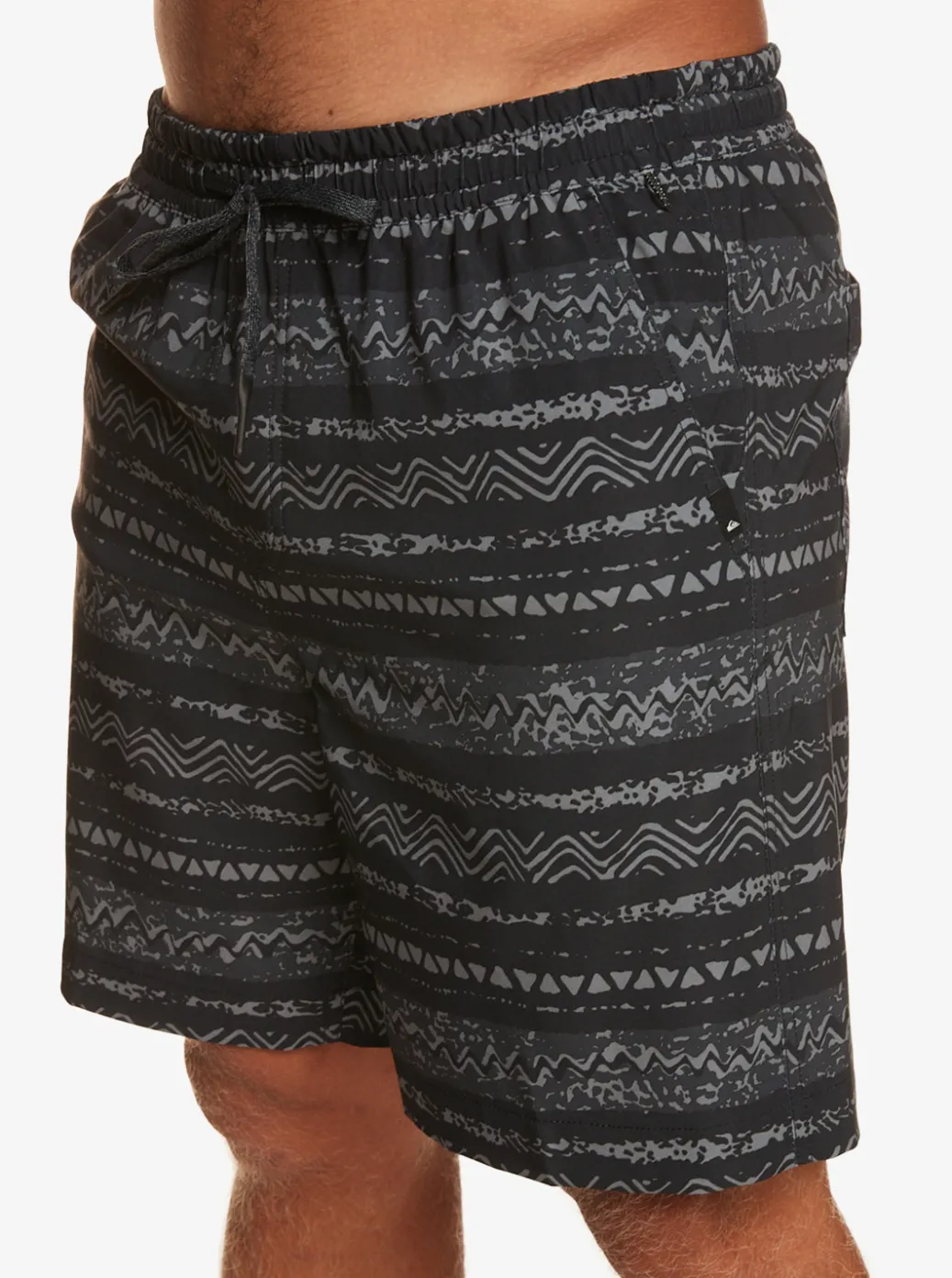 Flash Sale Quiksilver Taxer Print 18" Amphibian Boardshorts Black