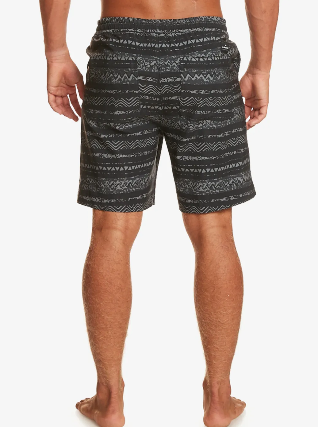 Flash Sale Quiksilver Taxer Print 18" Amphibian Boardshorts Black
