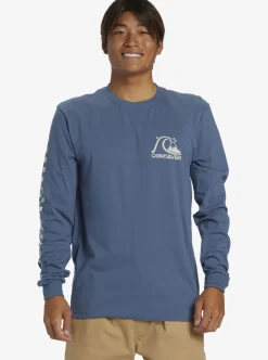 Cheap Quiksilver The Original Long Sleeve T-Shirt Bering Sea