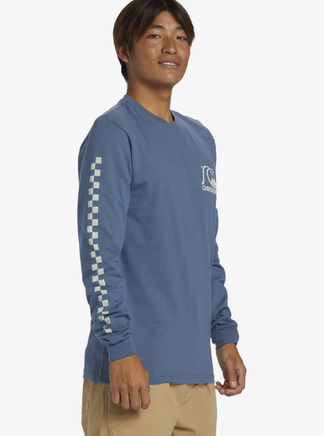 Cheap Quiksilver The Original Long Sleeve T-Shirt Bering Sea