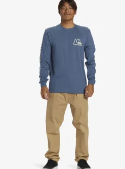 Cheap Quiksilver The Original Long Sleeve T-Shirt Bering Sea