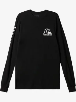 Online Quiksilver The Original Long Sleeve T-Shirt Black