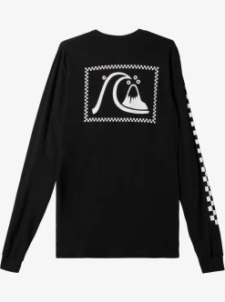Online Quiksilver The Original Long Sleeve T-Shirt Black