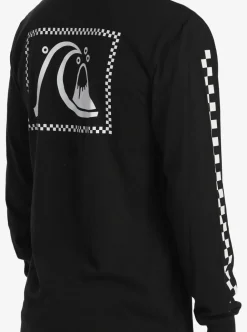 Online Quiksilver The Original Long Sleeve T-Shirt Black