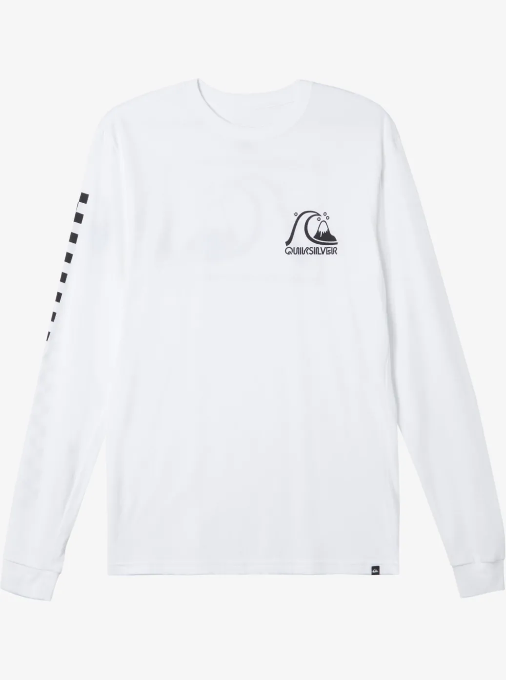Clearance Quiksilver The Original Long Sleeve T-Shirt White
