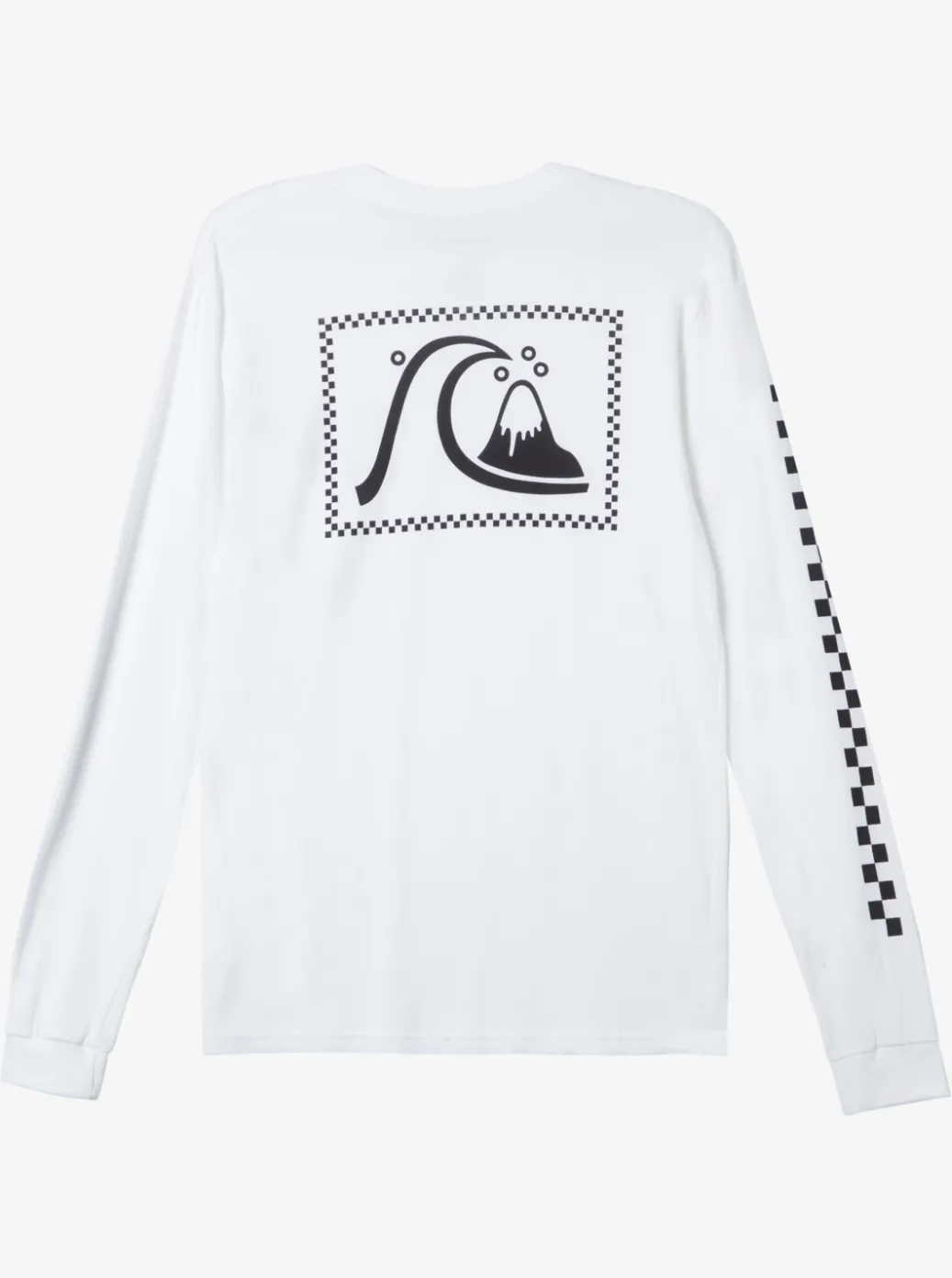 Clearance Quiksilver The Original Long Sleeve T-Shirt White