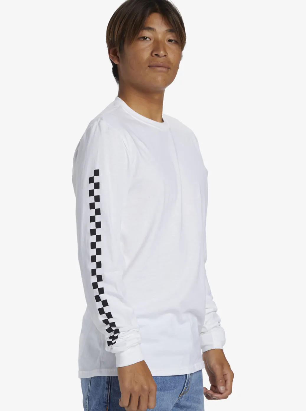 Clearance Quiksilver The Original Long Sleeve T-Shirt White