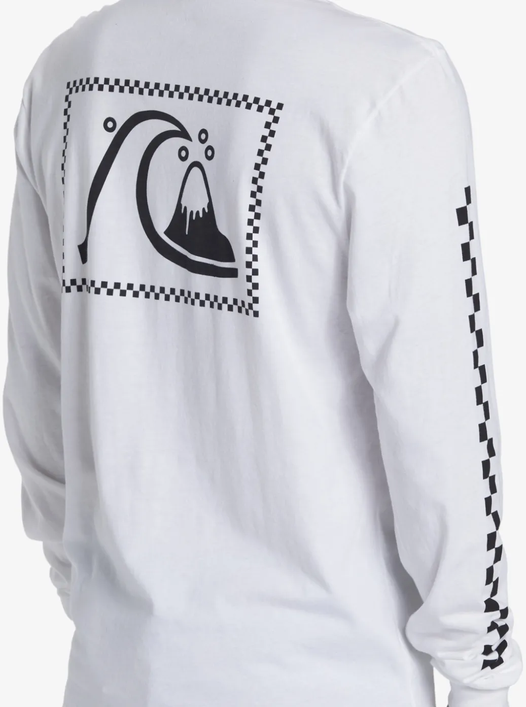 Clearance Quiksilver The Original Long Sleeve T-Shirt White