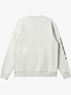 Best Sale Quiksilver The Original Sweatshirt White Marble Heather