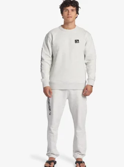 Best Sale Quiksilver The Original Sweatshirt White Marble Heather