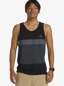 Outlet Quiksilver Tijuana Stripe Tank Top Black