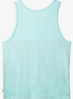 Hot Quiksilver Tijuana Stripe Tank Top Beach Glass Heather