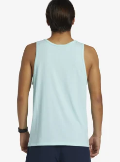 Hot Quiksilver Tijuana Stripe Tank Top Beach Glass Heather