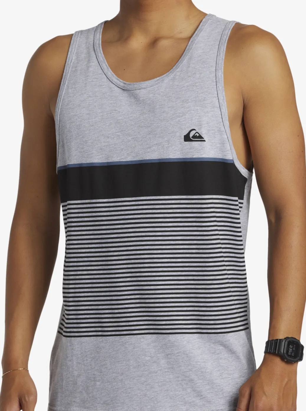 Store Quiksilver Tijuana Stripe Tank Top Athletic Heather