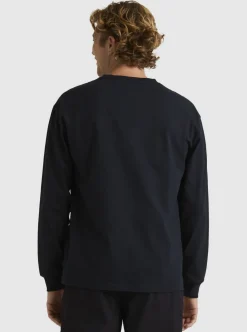 Cheap Quiksilver Tilt Long Sleeve Stn T-Shirt Black