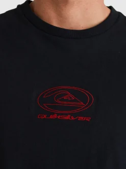 Cheap Quiksilver Tilt Long Sleeve Stn T-Shirt Black