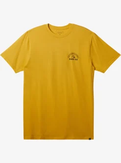 Fashion Quiksilver Timeless Spin T-Shirt Yolk Yellow