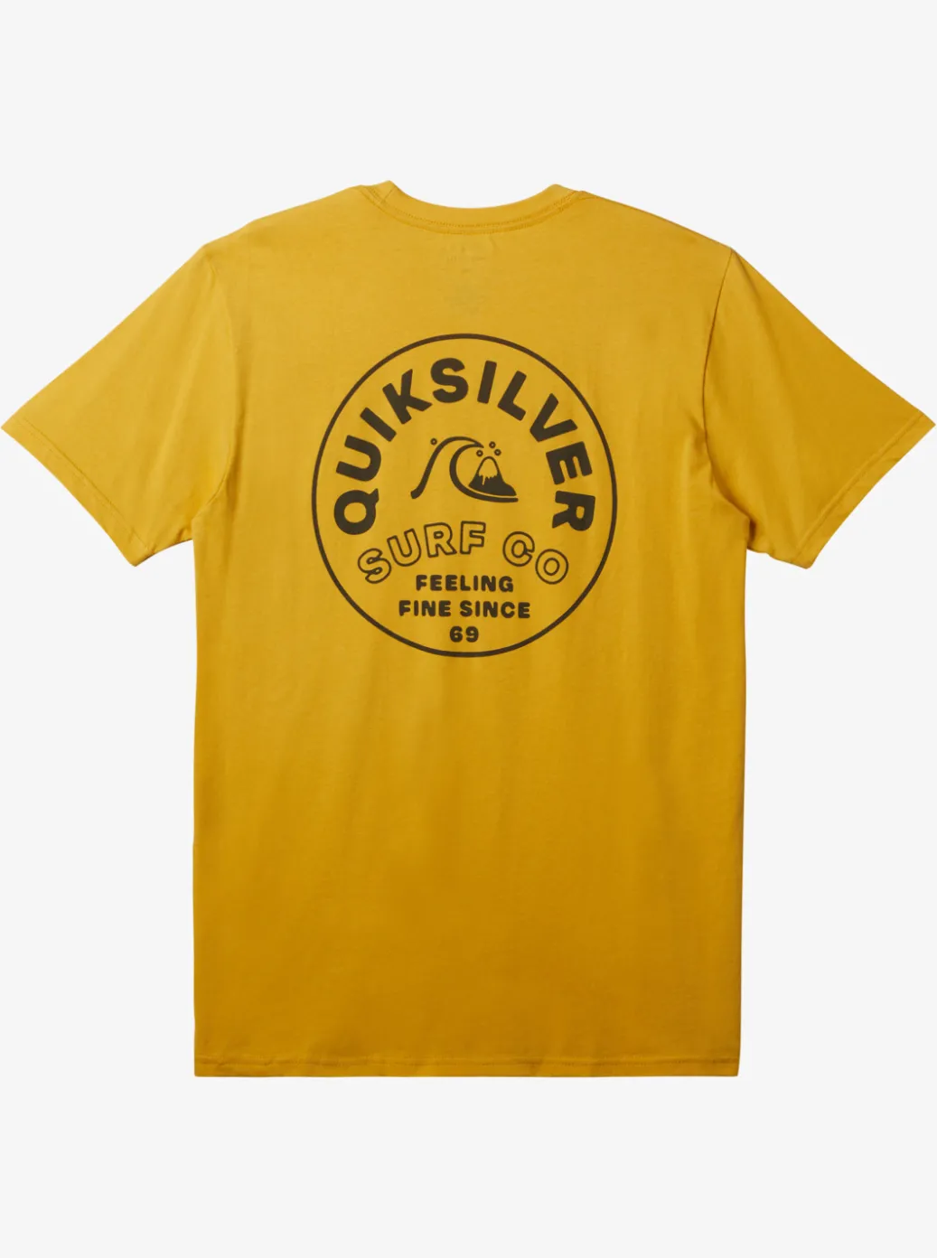 Fashion Quiksilver Timeless Spin T-Shirt Yolk Yellow