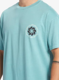 Shop Quiksilver Tipping Sunsets Mnd T-Shirt Reef Waters