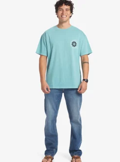 Shop Quiksilver Tipping Sunsets Mnd T-Shirt Reef Waters