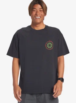 Outlet Quiksilver Tipping Sunsets Mnd T-Shirt Tarmac