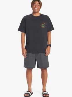 Outlet Quiksilver Tipping Sunsets Mnd T-Shirt Tarmac