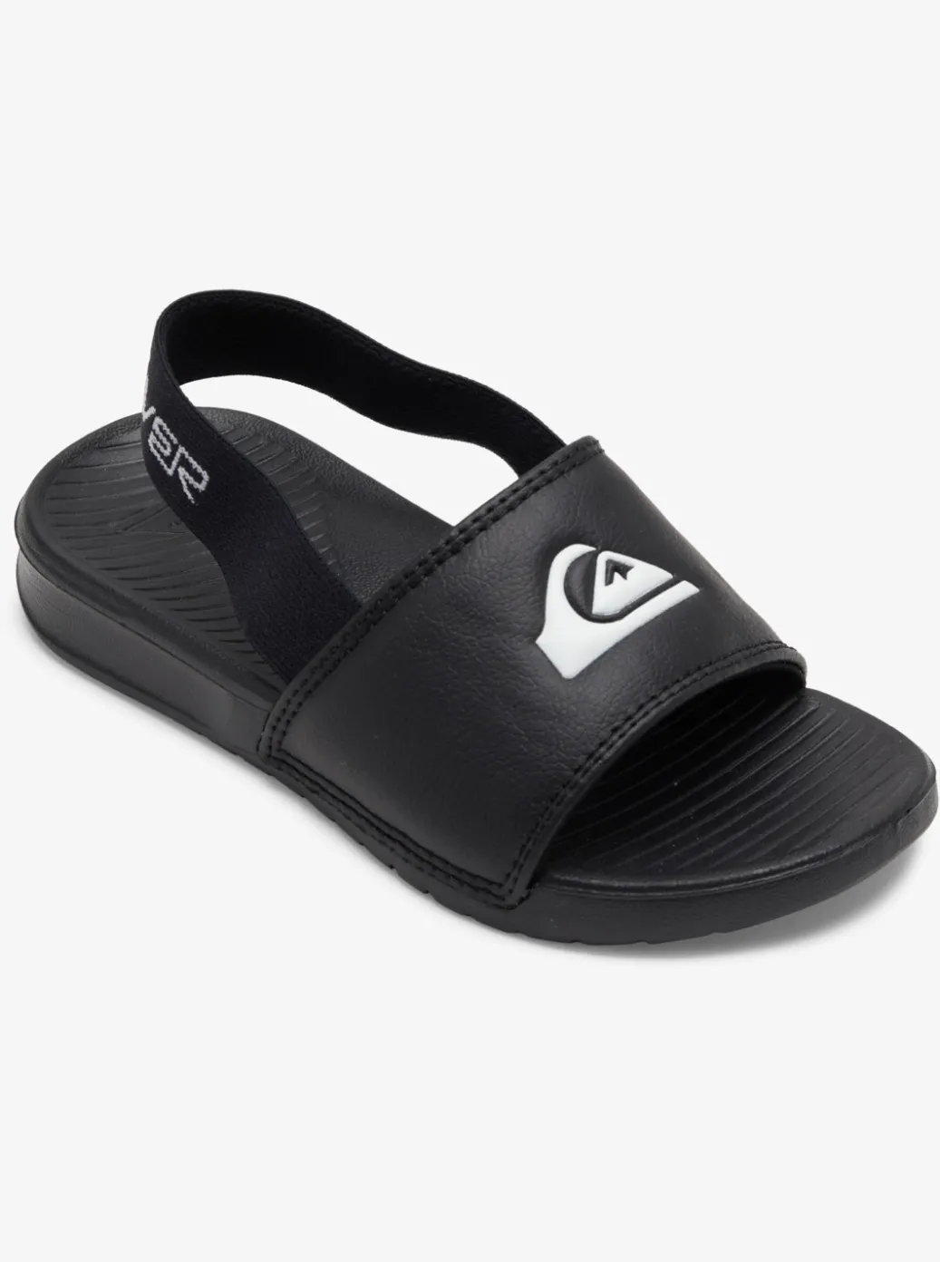 Hot Quiksilver Toddler'S Bright Coast Strapped Sandals Black/White/Black