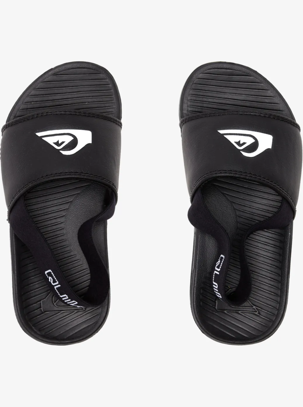 Hot Quiksilver Toddler'S Bright Coast Strapped Sandals Black/White/Black