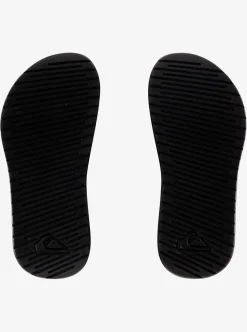 Hot Quiksilver Toddler'S Bright Coast Strapped Sandals Black/White/Black