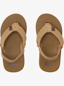 Discount Quiksilver Toddler'S Carver Suede Core Sandals Tan 1