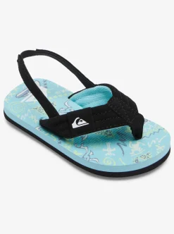 Best Quiksilver Toddler'S Molokai Layback Sandals Blue/Blue/Green