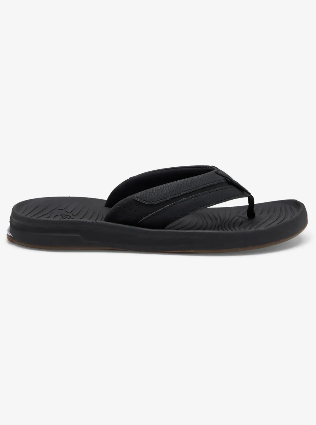 Discount Quiksilver Travel Oasis Sandals Black/Black/Brown