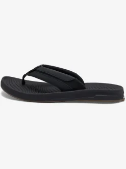 Discount Quiksilver Travel Oasis Sandals Black/Black/Brown