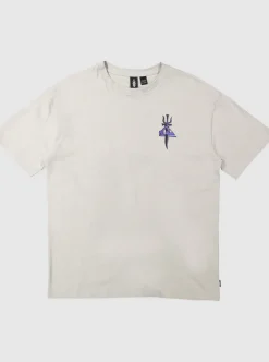 Online Quiksilver Tridagger T-Shirt Gray Violet