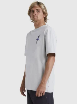 Online Quiksilver Tridagger T-Shirt Gray Violet